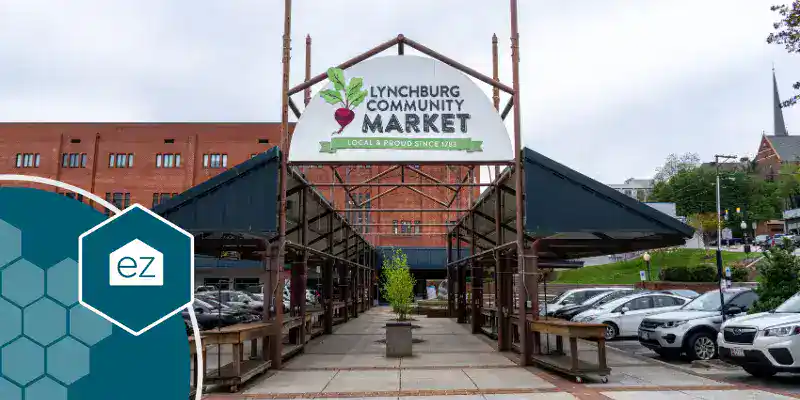Community market in Lynchburg, Virginia