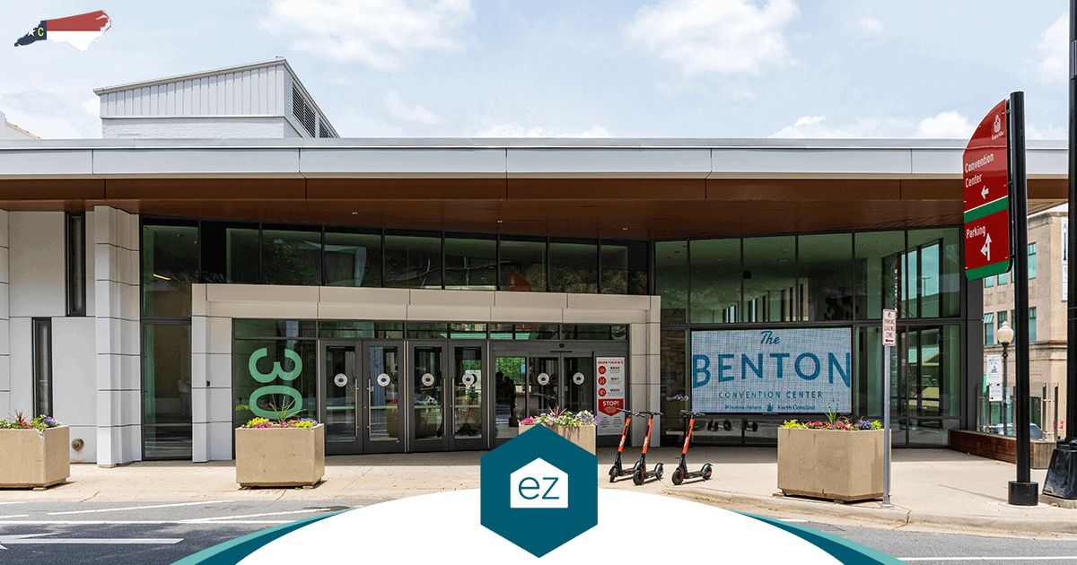 The Benton Convention Center in downtown Winston-Salem, North Carolina
