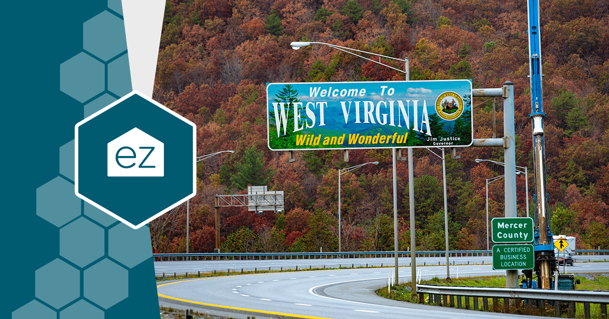 A Welcome to West Virginia, Wild and Wonderful highway sign