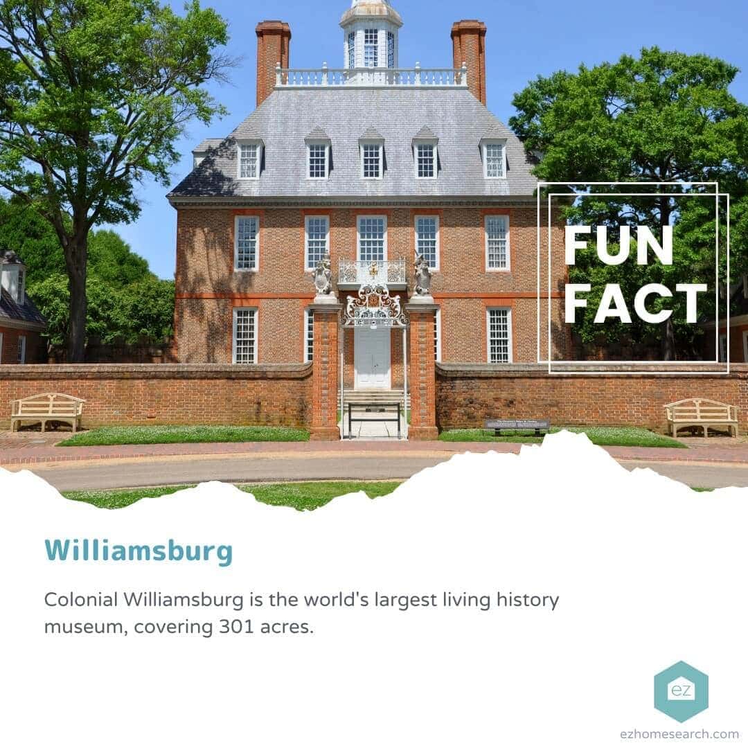 Historic street in Colonial Williamsburg, Virginia