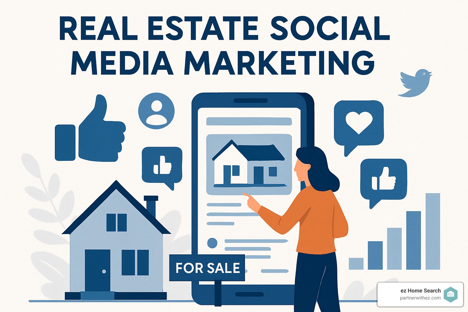 30-day real estate social media content calendar showing mix of listing posts, market updates, educational content, behind-the-scenes posts, and community features - real estate social media marketing