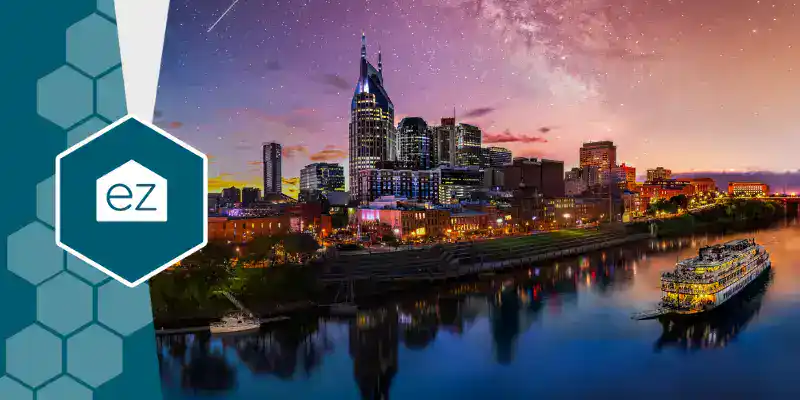 Jackson, Tennessee at night