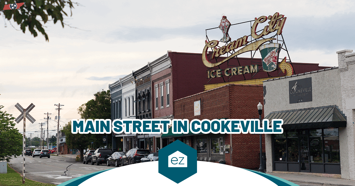 Main Street in Cookeville, Tennessee