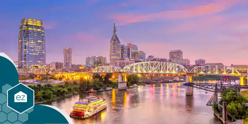 Aerial view of Tennessee