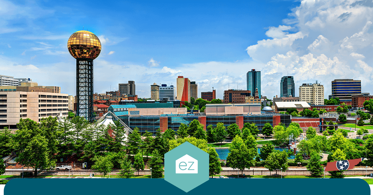Knoxville, Tennessee skyline with the Sunsphere