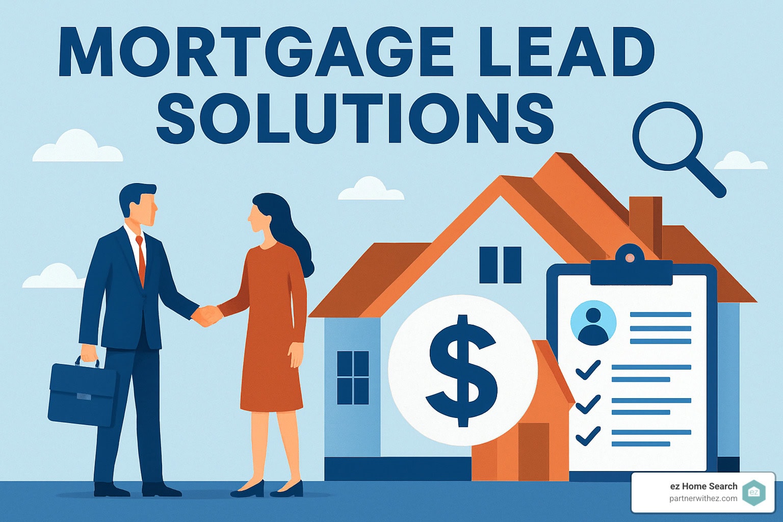 successful mortgage team celebrating closed deals - mortgage lead solutions