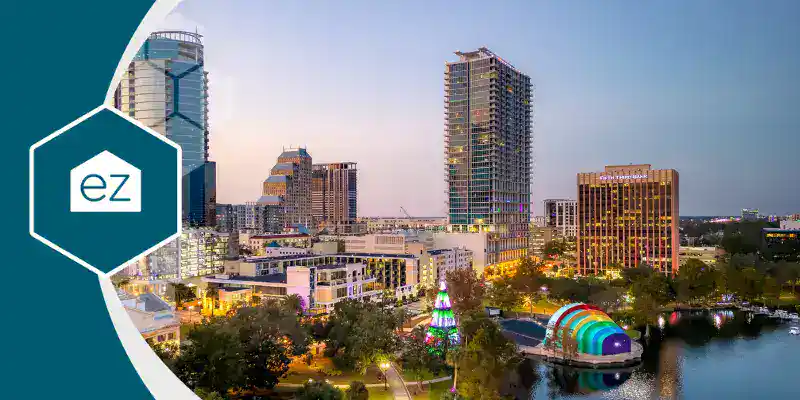 Skyline view of downtown Orlando, Florida