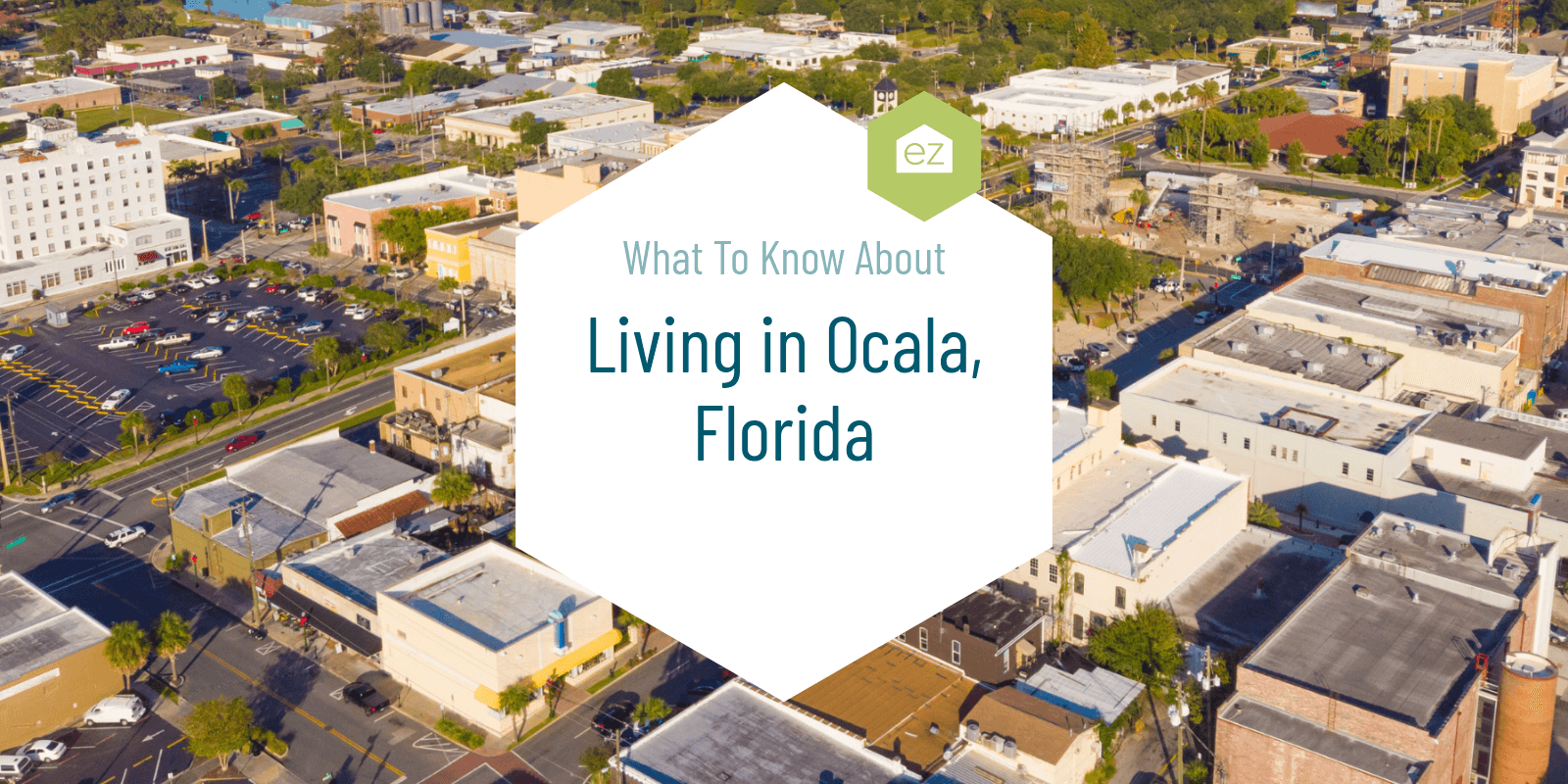 Skyline view of Ocala in Marion County, Florida