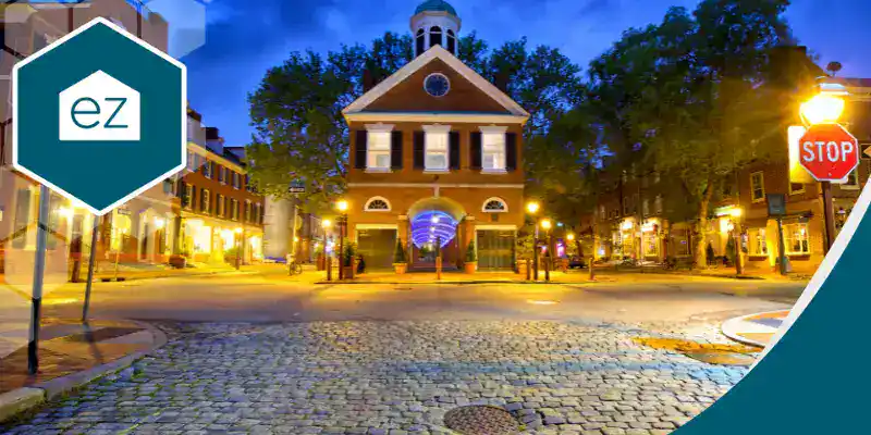 Society Hill neighborhood in Philadelphia