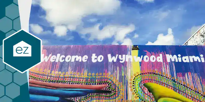 Colorful street art in the Wynwood district of Miami