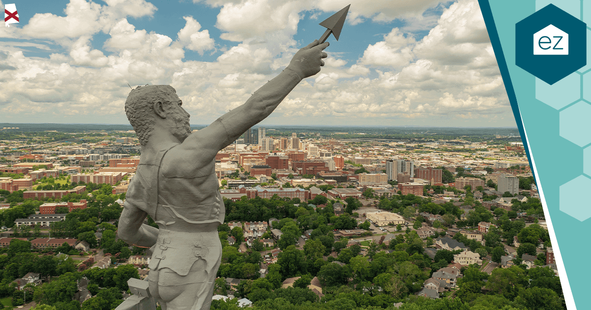 Vulcan statue overlooking Birmingham, Alabama