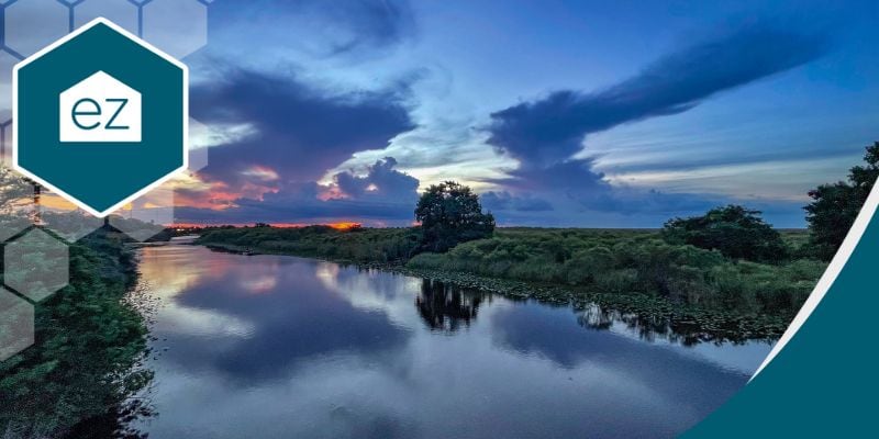 A lake in Covington on the Northshore of Lake Pontchartrain
