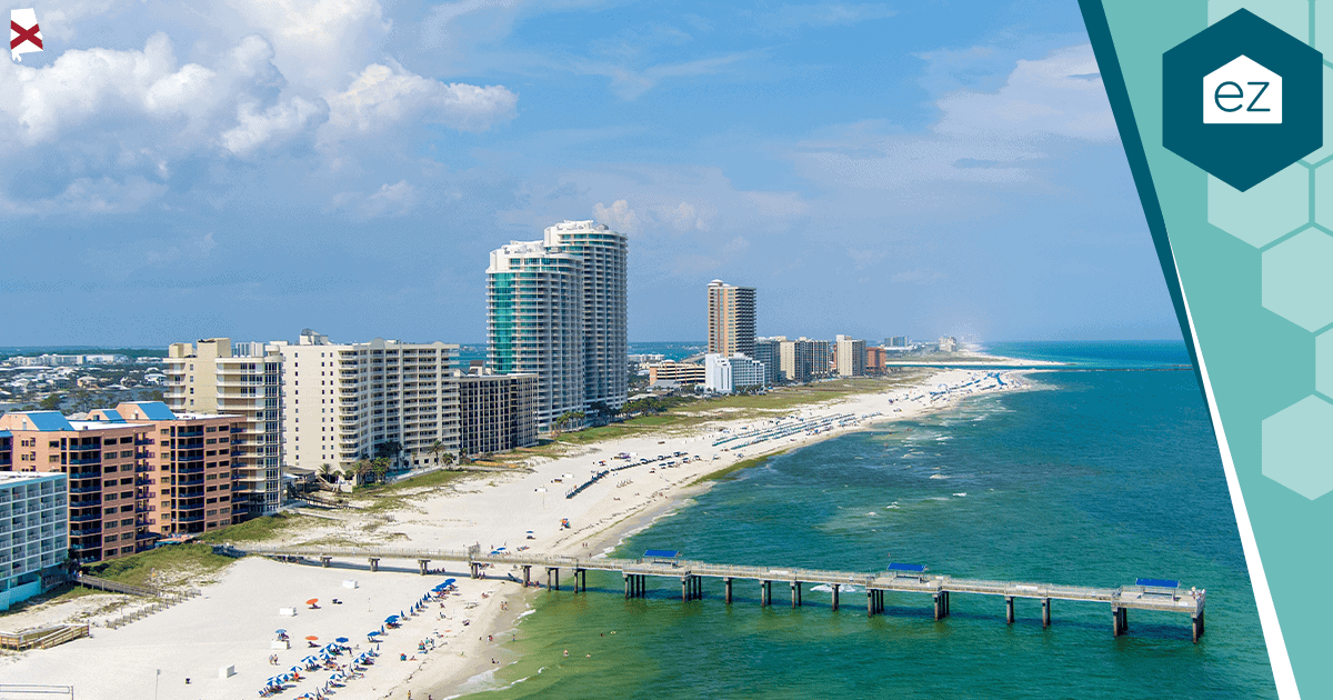 Beach at Gulf Shores, Alabama