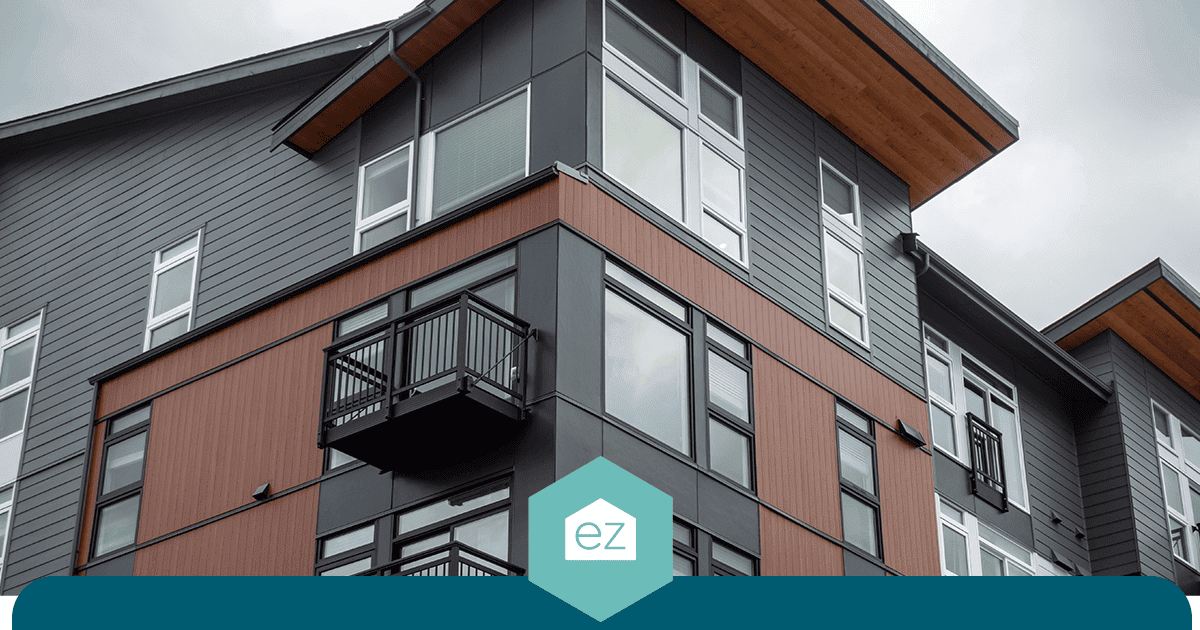 Modern condo building in Washington
