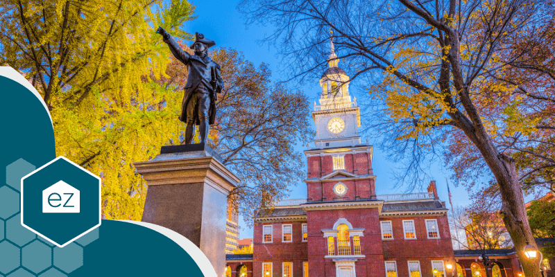 Independence Hall in Philadelphia PA
