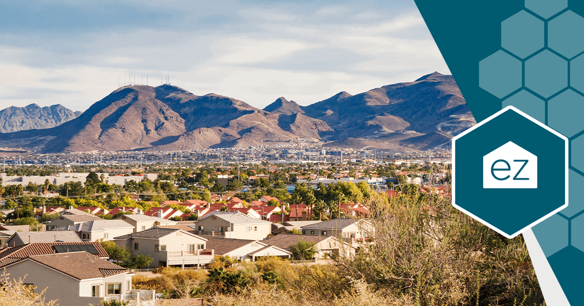 A suburban neighborhood in the Las Vegas valley