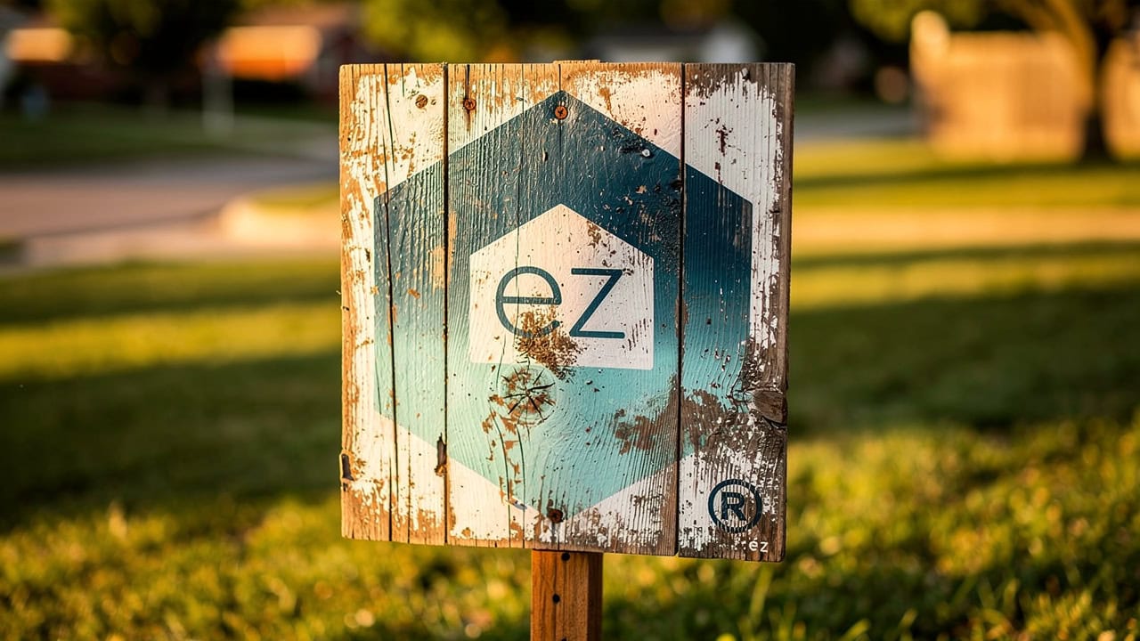For sale by owner sign in front yard