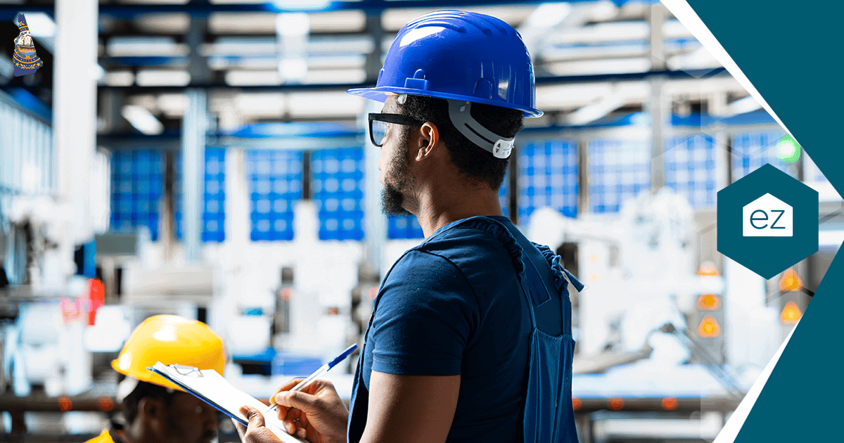 Worker in a New Hampshire manufacturing facility
